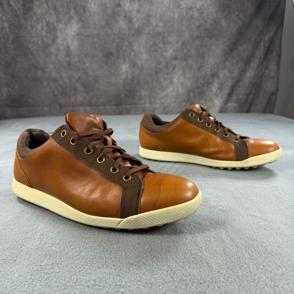 FootJoy Contour Casual Brown Leather Spikeless Golf Shoes Mens 10 M 54212 - Picture 7 of 10